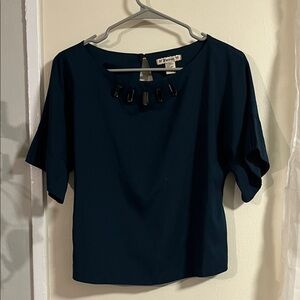 Elegant Dark Teal Women's Top